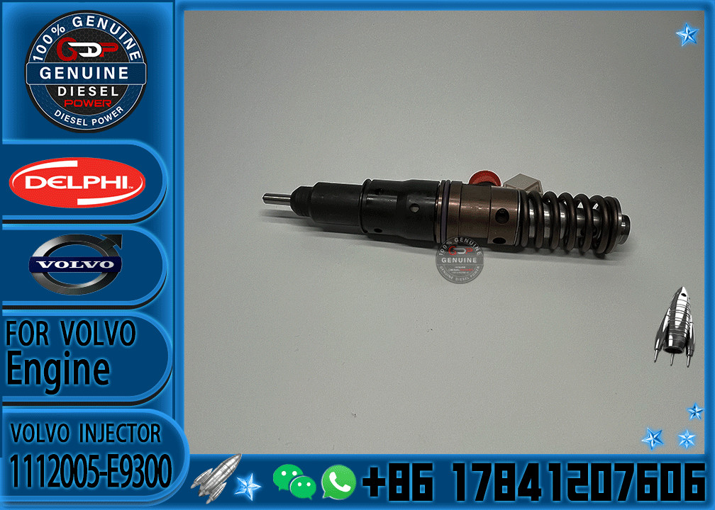 Diesel Fuel Injector Common Rail Parts Injector 22282198 BEBE1R13101 1112005-E9300 BEBE1R10002 for VOLVO