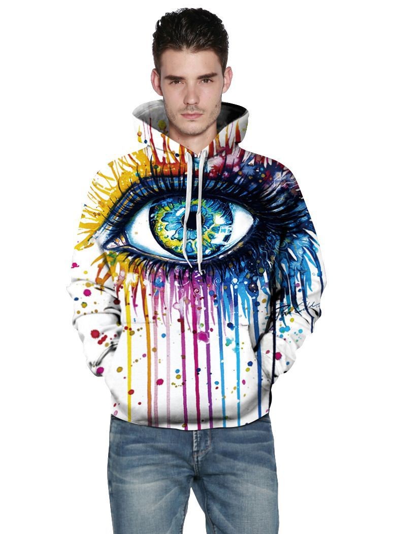 Unisex Pullover 3d Polyester Sublimation Hoodies Skull Hoodies For Men Breathable