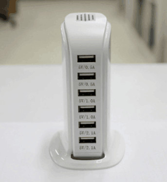 4usb 5usb 6usb 5V 6A 8A 10A intelligent smart charger QC2.0 QC3.0 quick charger type c connecter