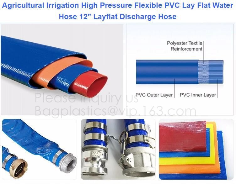 Heavy Duty Garden Sacks Twin Welding Hose PVC Anti Static EN13432
