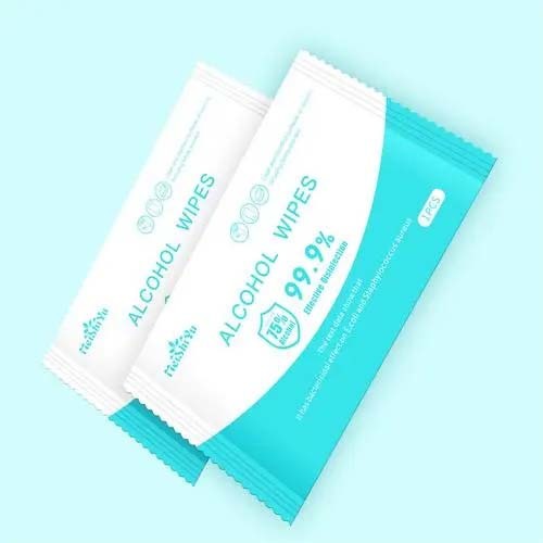 220v Wet Wipes Packing Machine Servo Driven Punching Labeling Wet Tissue
