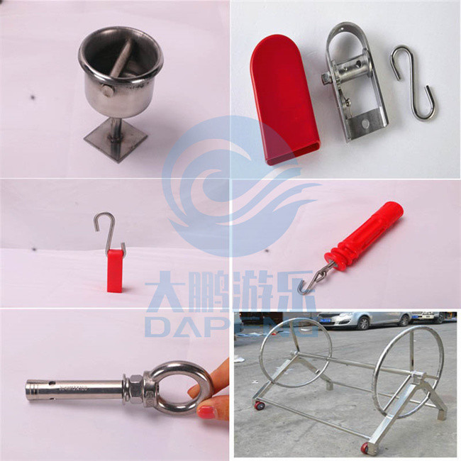 CE Swimming Pool Accessories SS 304 316 Lane Line Storage Reel DP-PLR01 Model
