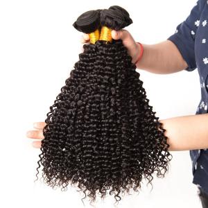 China No Acid Afro Brazilian Kinky Curly Hair 100% Unprocessed Virgin Human Hair Weave on sale