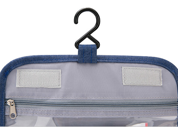 Folding Large Hanging Toiletry Bag With Compartments For Women 22 * 17 * 9cm