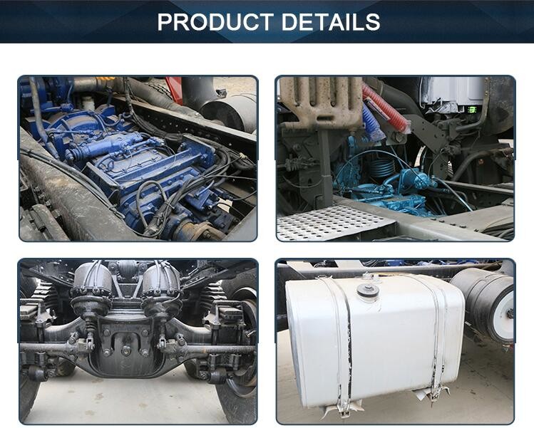 Refurbished Sino 6x4 Used Tractor Trucks Manual Transmission