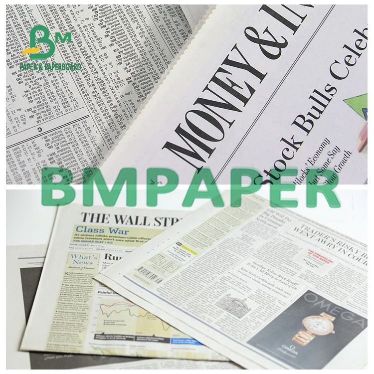 Newsprint Paper Greyish White For Newspaper Printing In Roll