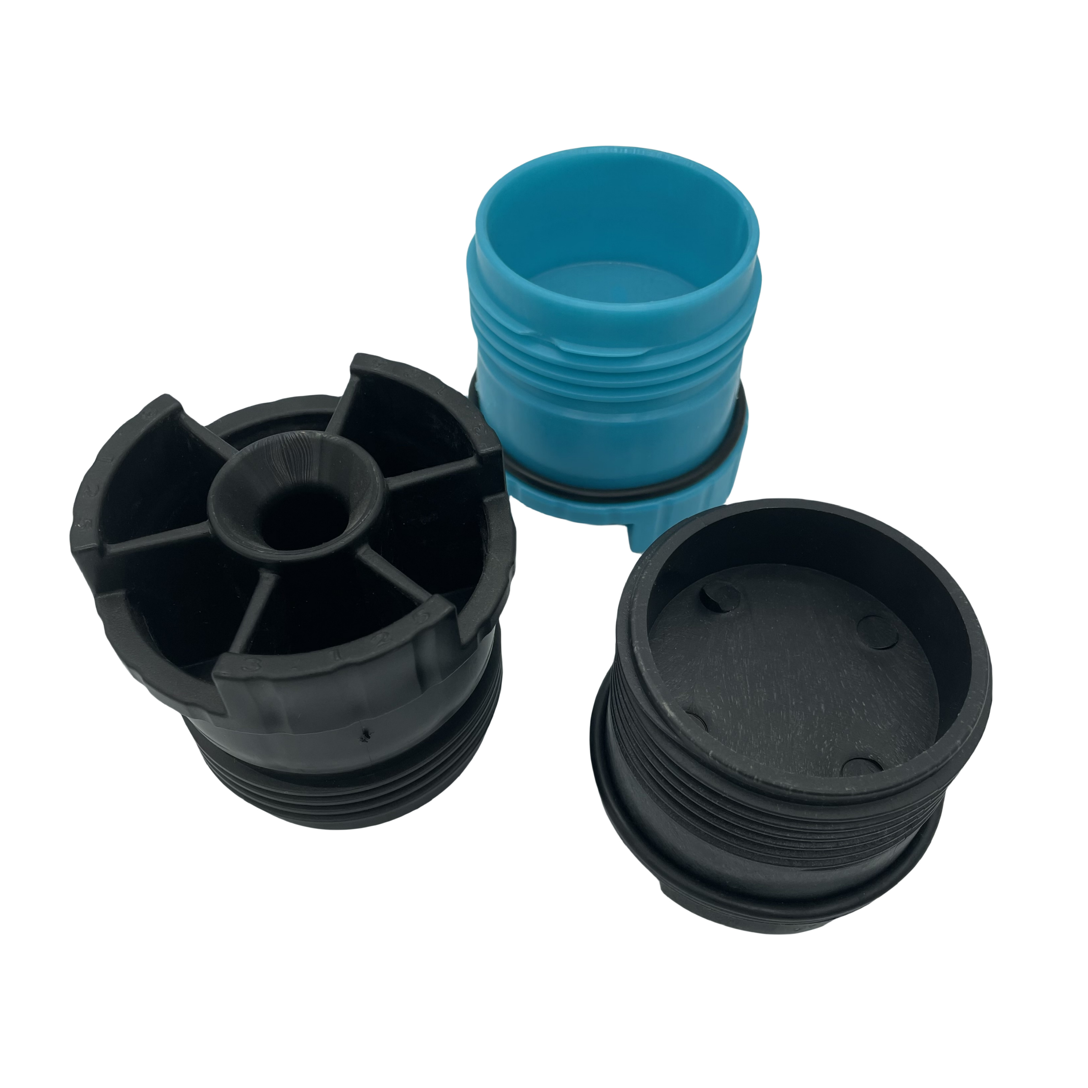 2" FIG 602 1502 Oil Resistant Plastic Thread Protectors Male And Female