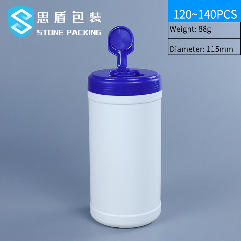 Matte HDPE Plastic Container 750ML Open Top HDPE Drum