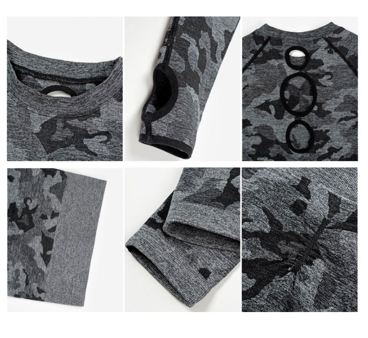 Light Camo ZH High Waisted Workout Leggings And Crop Top Set 3D Criss Cross Back Sports Bra