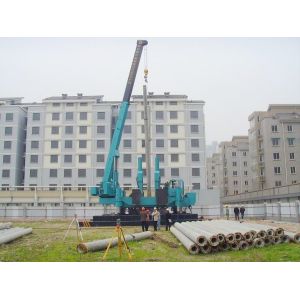 Custom Hydraulic Pile Driving Machine , Precast Concrete Pile Driving