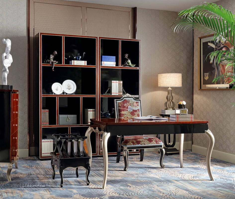 Villa house luxury furniture of Coffee table and Leather chaise chairs for Living lobby furniture China factory selling
