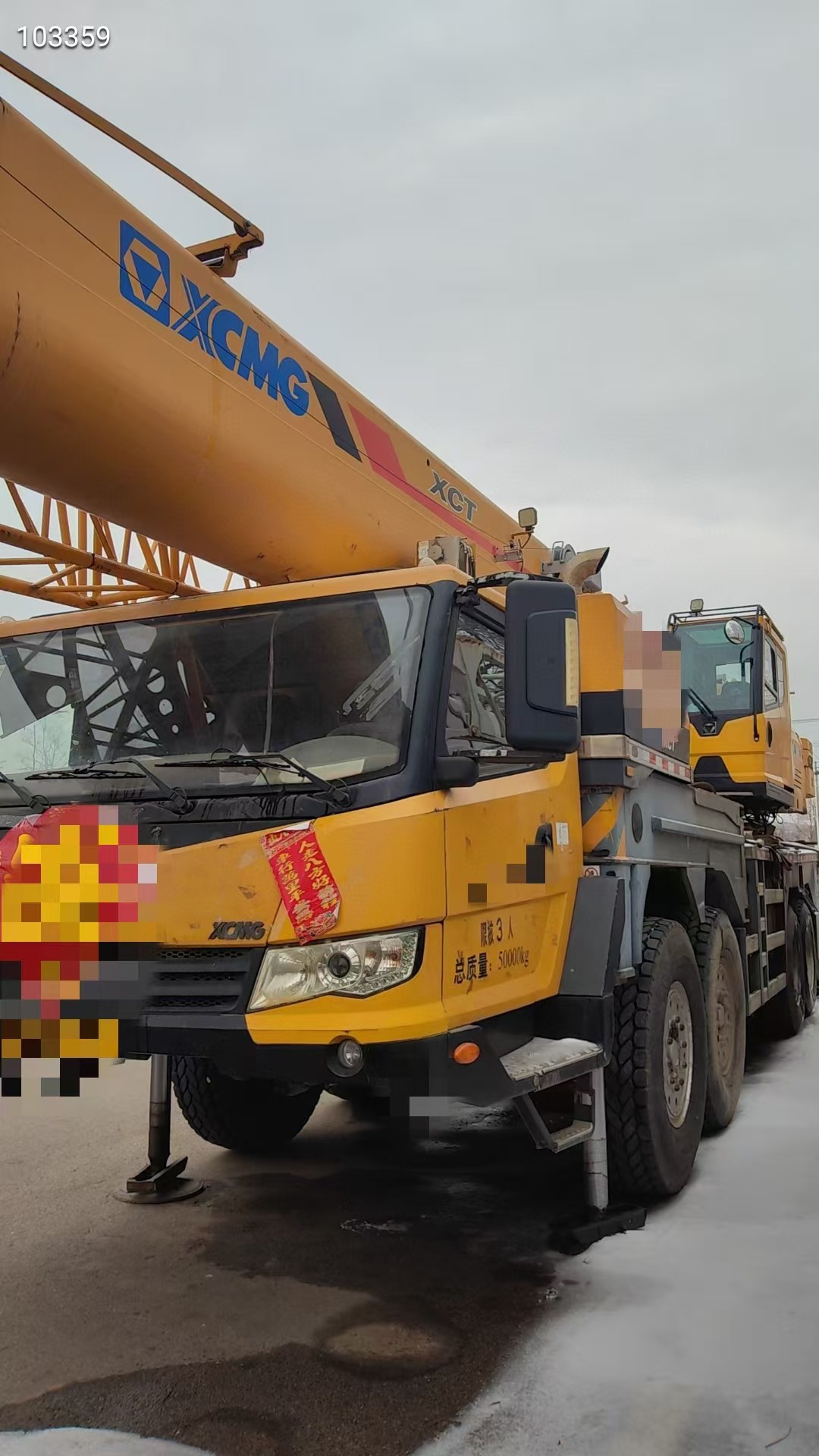 XCMG Heavy Equipment XCT80L5 80Ton Used Mobile Truck Crane for Sale