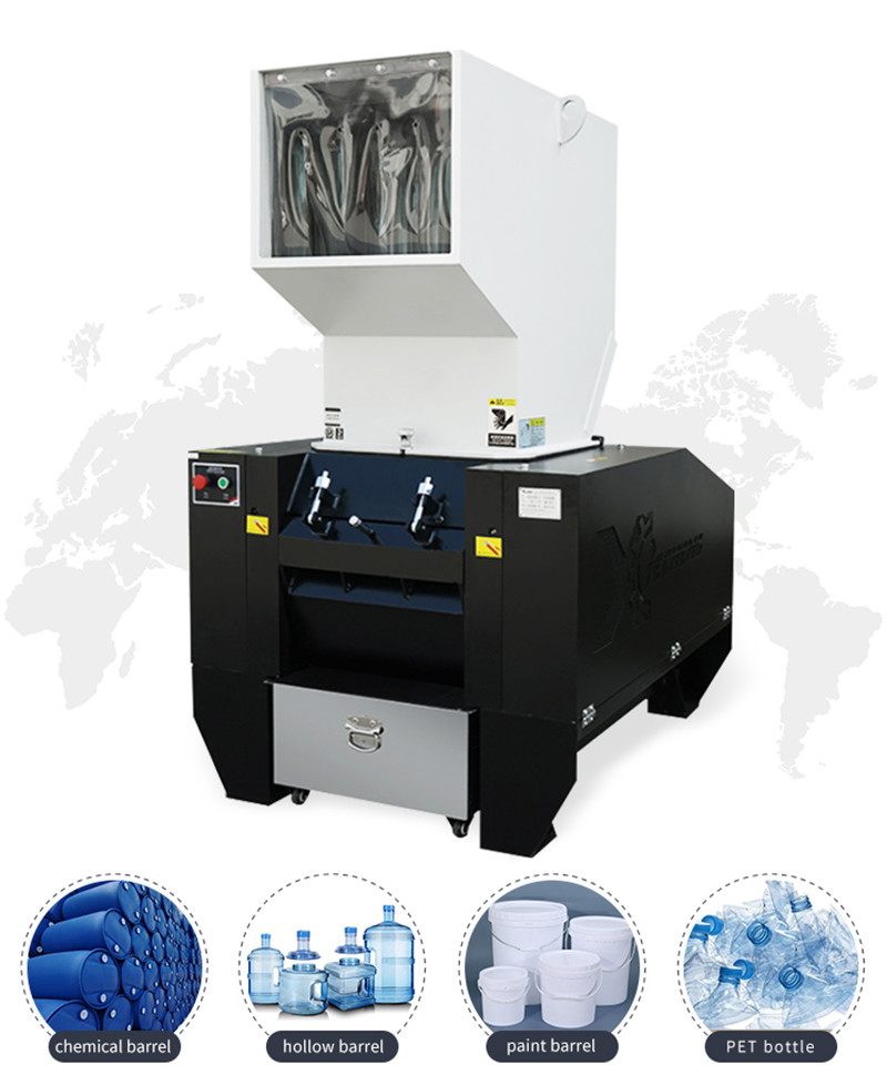22KW Plastic Crusher Auxiliary Machine 500kg/H Plastic Crushing Machine