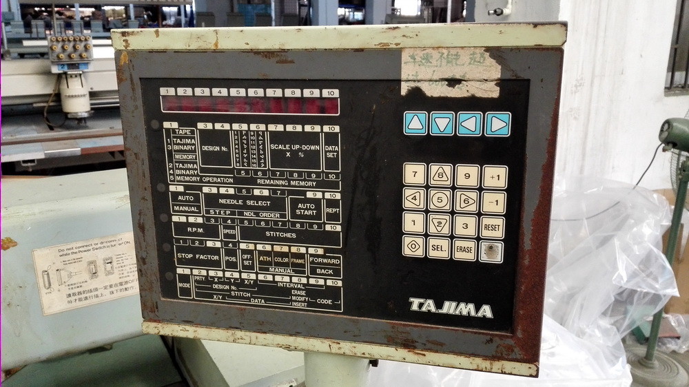 Computerized Used Tajima Embroidery Machine With CE / ISO Approve