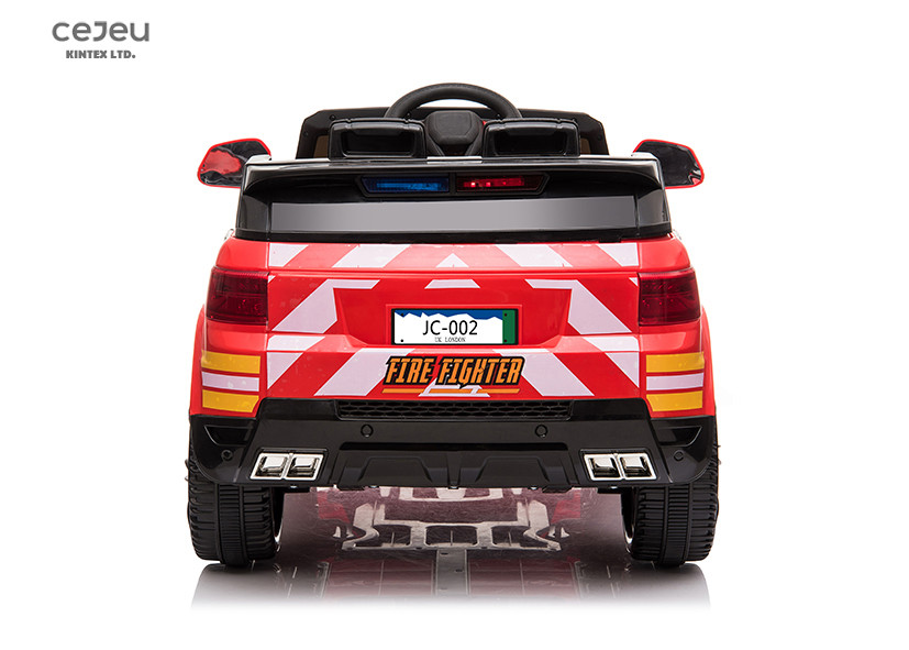 Children's electric car, four-wheel SUV police car