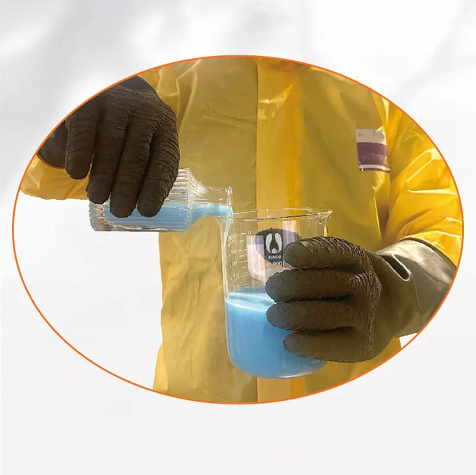 Custom Industrial Acid And Alkali Resistant Non-Slip Gloves 35cm Lengthened Thick Wear-Resistant Gloves