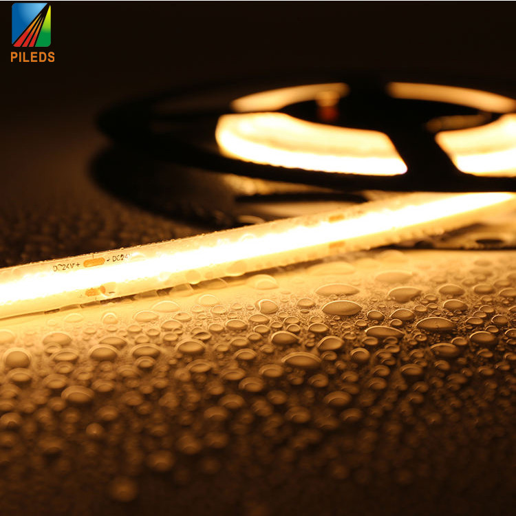 480leds COB LED Flexible Strip Lights Ra90 8mm 12v 24v With 120 Degree Beam Angle