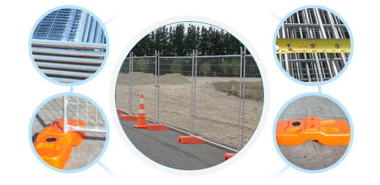 america parking lot welded standard temporary fence
