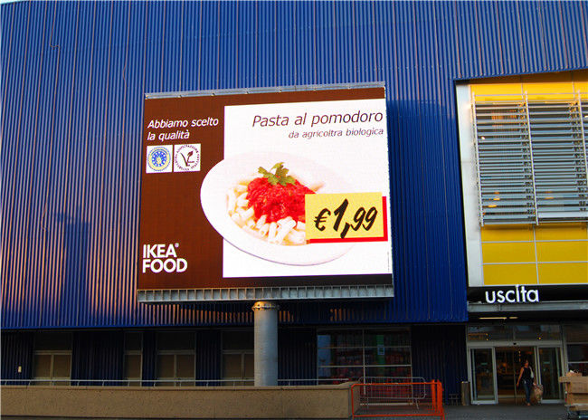 Water Resistant IP65 Outdoor Fixed LED Display P6 Billboard 27777 Pixels / M2