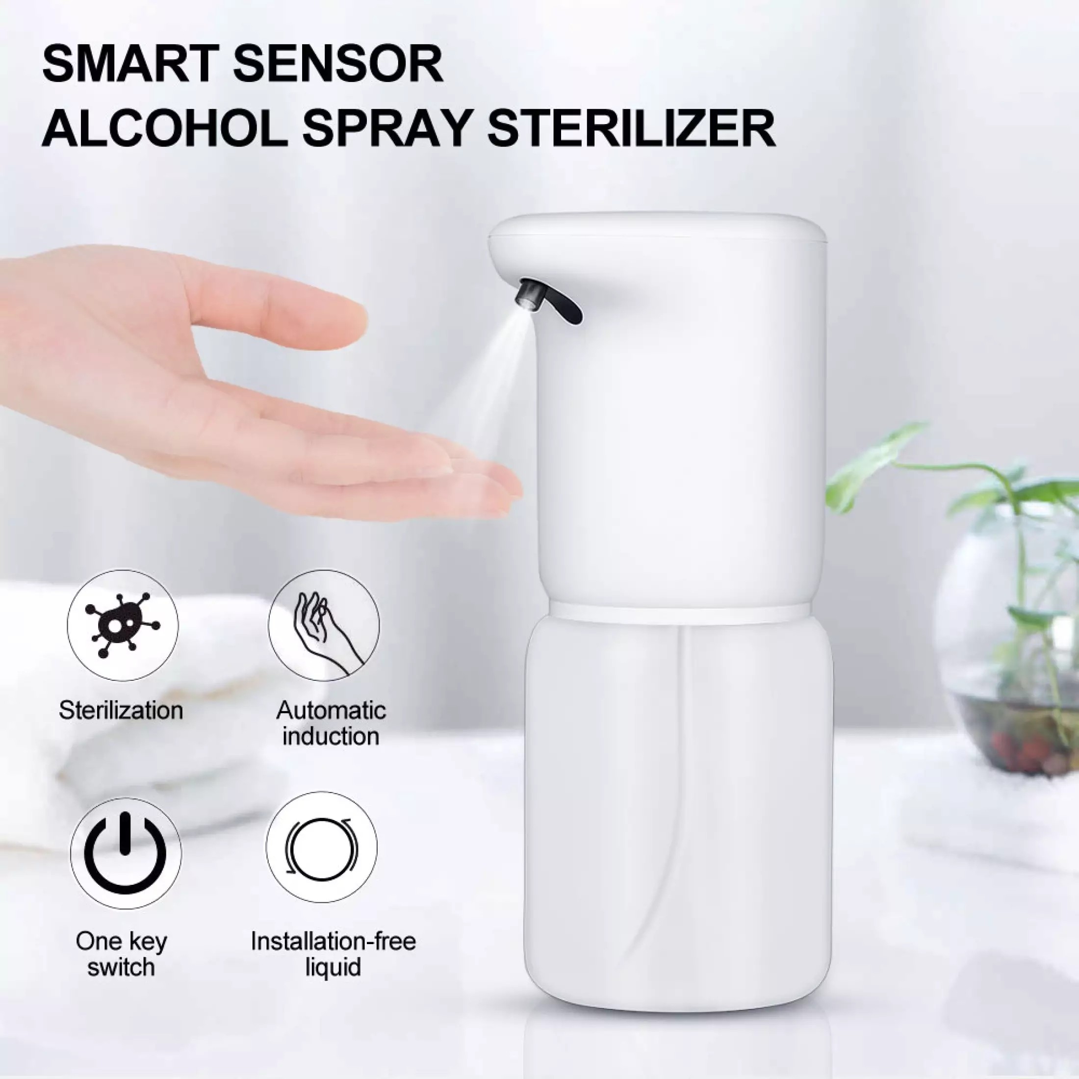 400ML Automatic Disinfectant Spray Dispenser