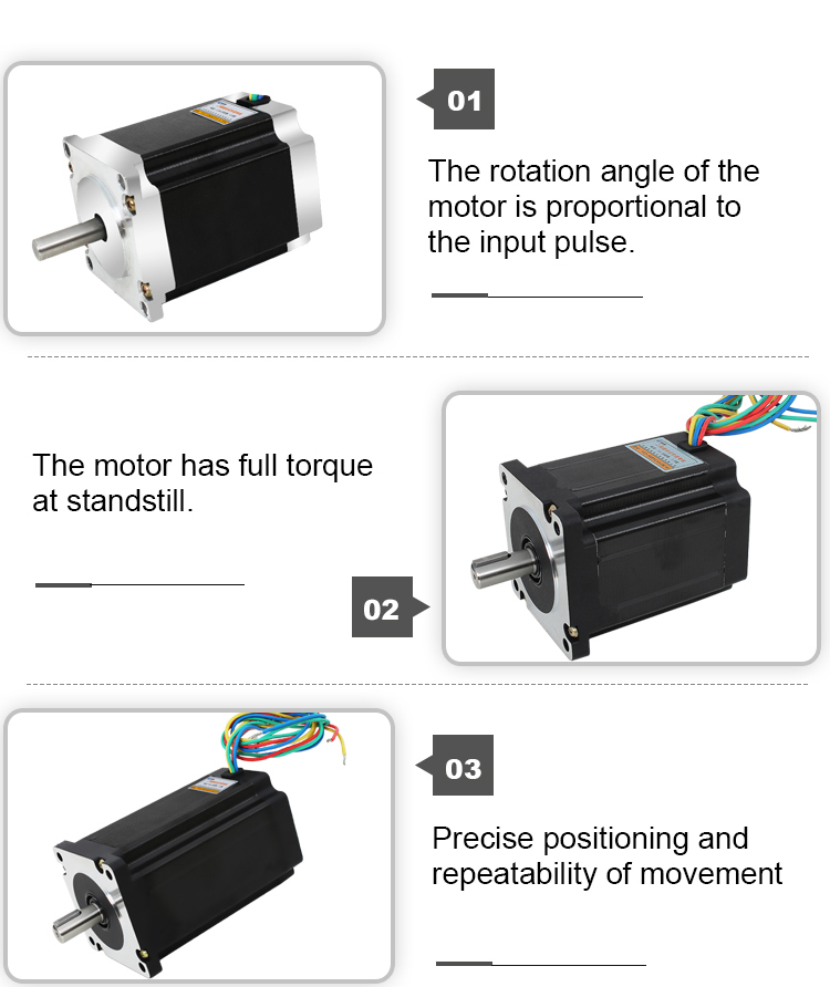 2 Phase 450C Hybrid Stepper Motor 1.8 Step Angle Efficiency Guaranteed