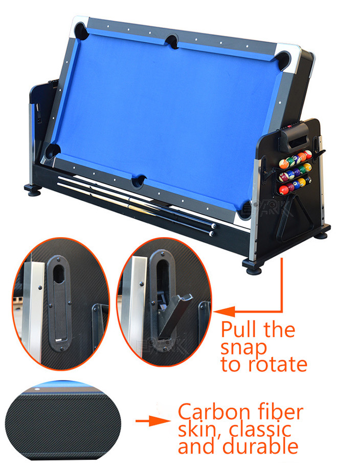 Rotatable 4 In 1 Multifunction Combo Pool Table Air Hockey Snooker Billiard Tables