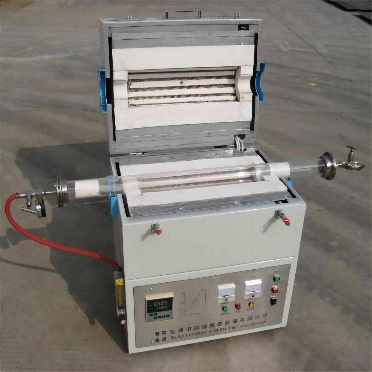 1500C Vacuum Tube Furnace Heat Treatment PID Control