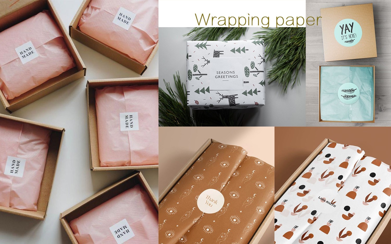 Mechanical Pulp CMYK Customer Tissue Paper For Packing CDR PDF Available