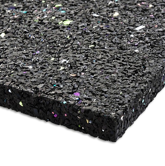 Anti-Vibration Damper Rubber Mats for Washing Machine Made from Recycled Rubber Granules