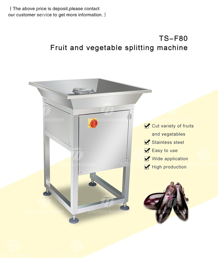 120KG Stainless steel melon and fruit slicing machine cucumber and cabbage slicing machine cucumber slicing machine