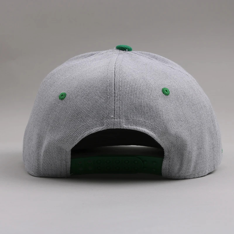 Large Size Leisure Hats Leisure 6 Panel Flat Brim Snapback Cap for Outdoor Activities