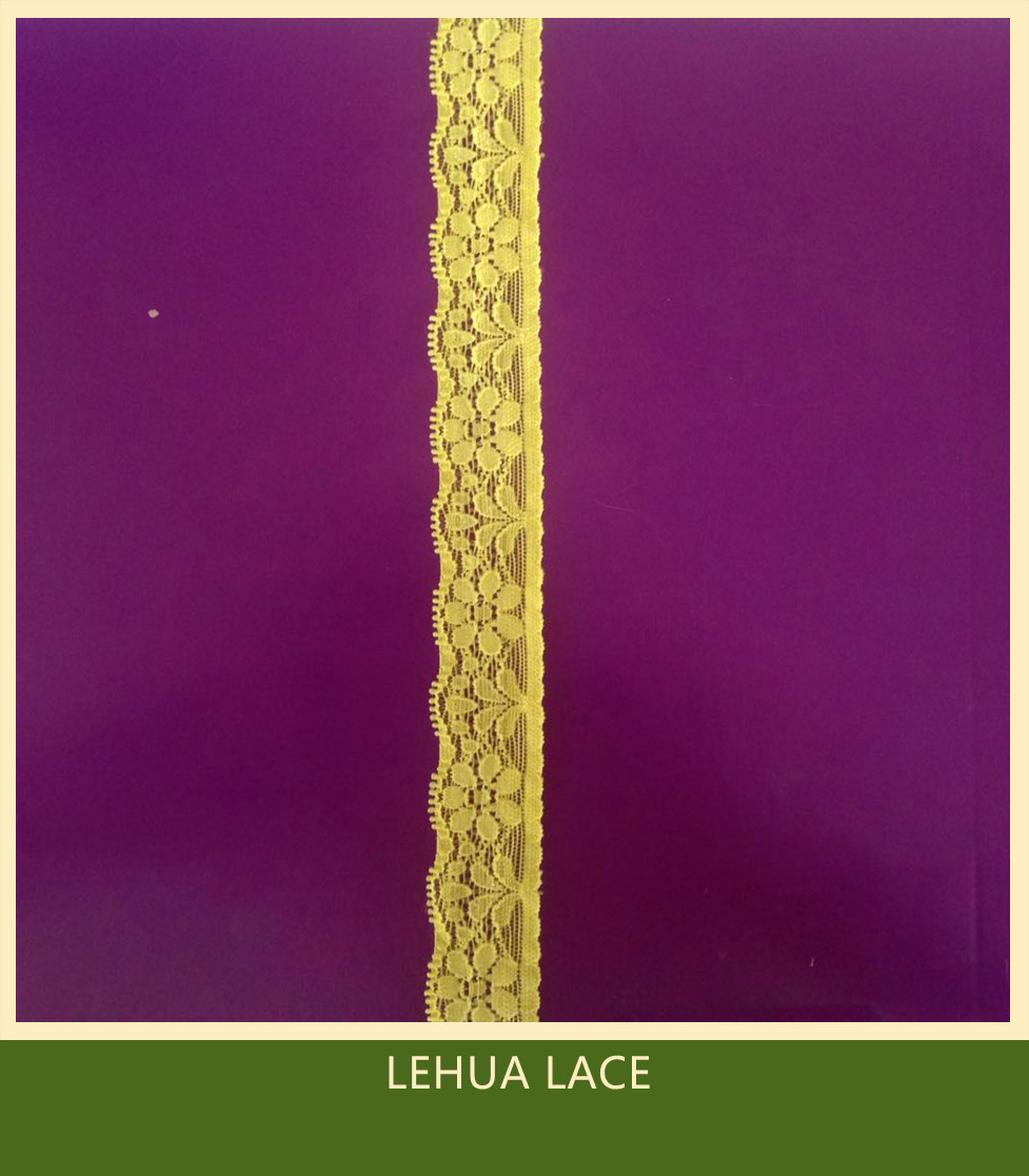Hot Selling and nice quality Nylon Spandex Stretchy Brazil Lace from China