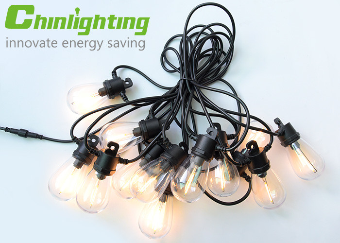Best Cost Performance Detachable S14 Plug In Filament LED Solar Bulb String Lights