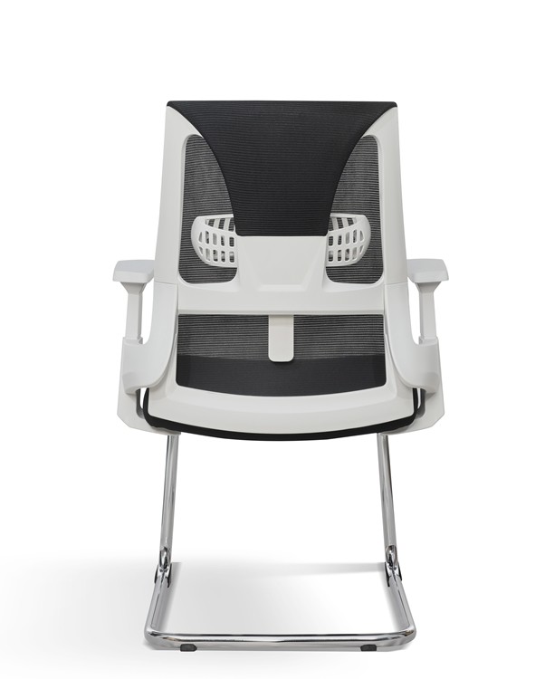 Visitor Modern Mesh Office Swivel Chair With Wheels 2ft Five Star Armrest 0.178CBM
