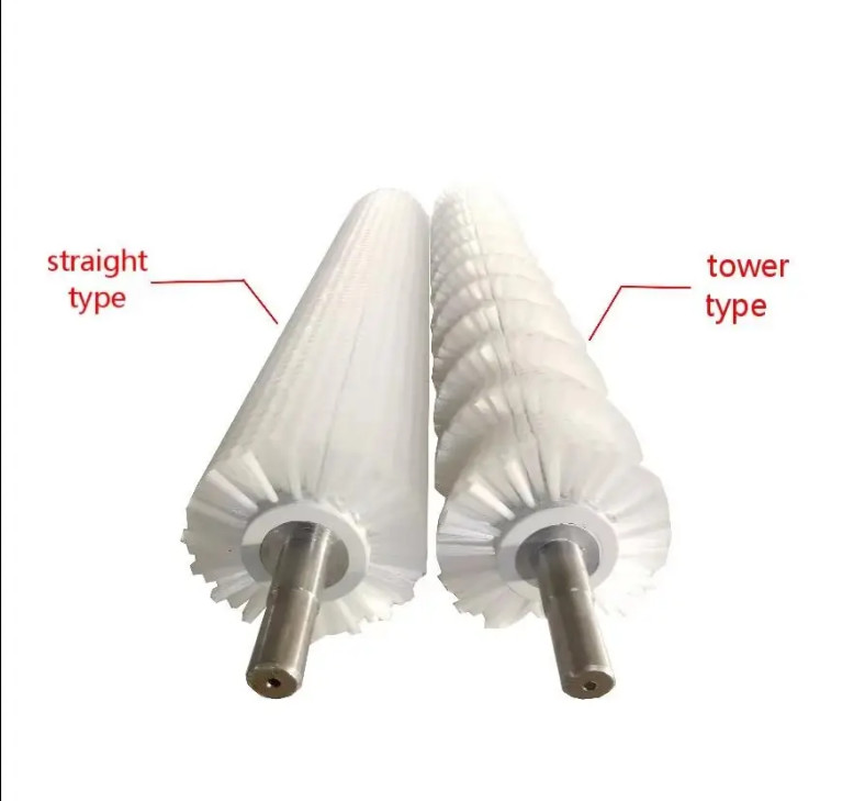 Cylindrical Roller Brush Customizable For Vegetable Potato Carrot Peeling And Cleaning
