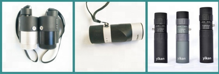 Rangefinder Pocket Monocular Telescope 7x18 With Reticle For Golf Outdoor Sports