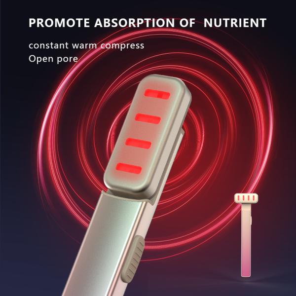 Quality Sonic Vibration 300mAh Eye Cream Massage Stick Red Light PSE for sale
