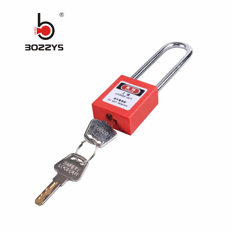 BOSHI OEM steel 6 padlock holes clamp on safety hasp lockout with handle