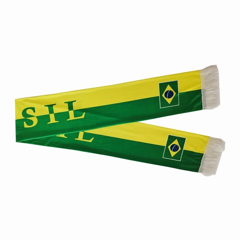 Custom Flag Scarfs 100D Polyester Digital Printing Football Scarfs