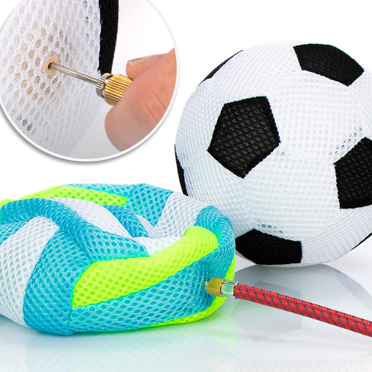 Cloth Toy Ball Neon Customized 8.5 Inch Inflatable Mesh Football