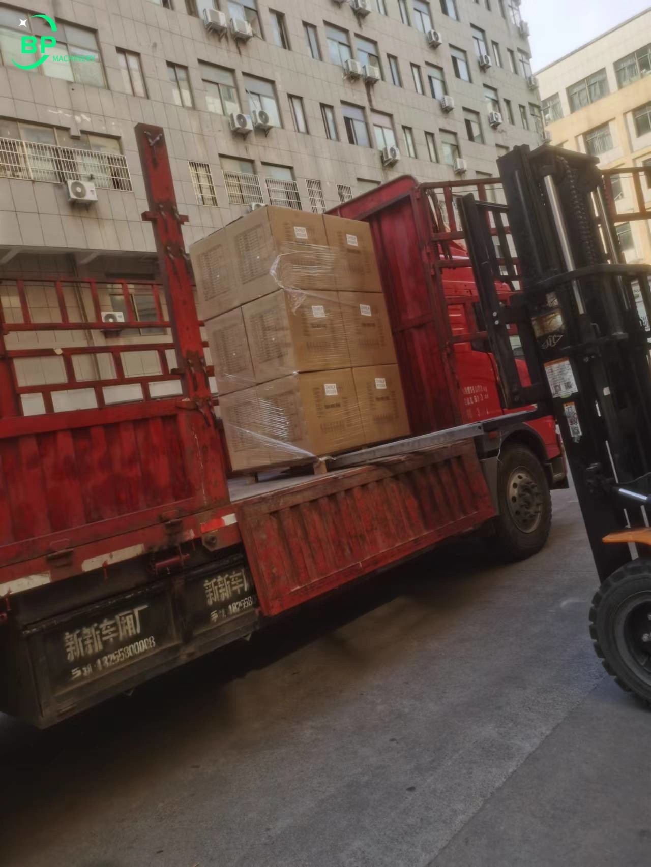 China double loop wire material loading truck by BINPENG manufacture 