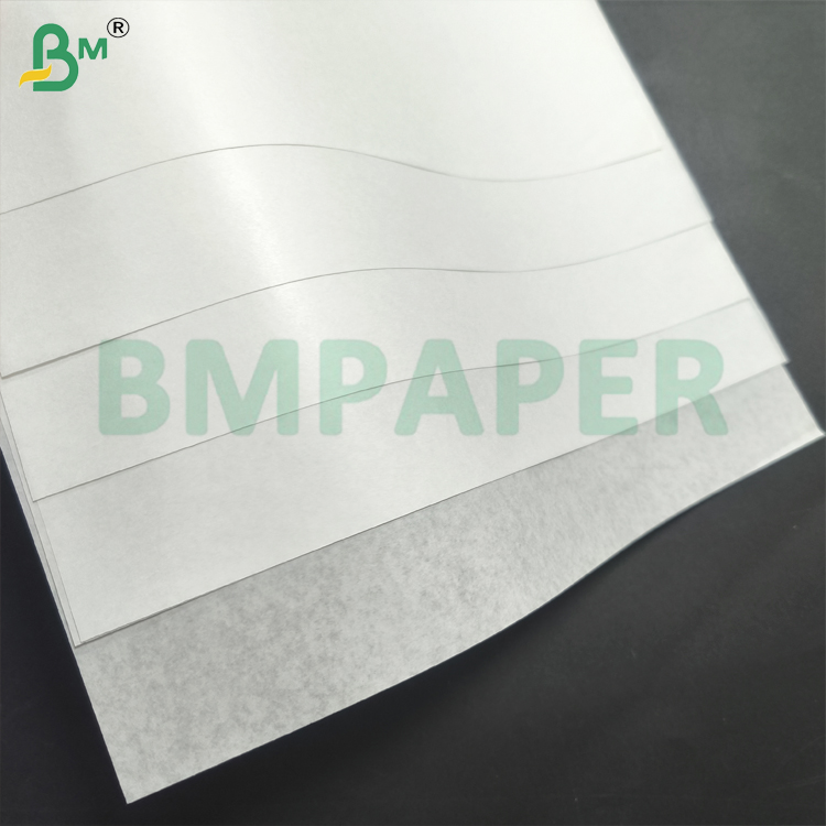 35grs White & Brown MG Kraft Paper Roll 60cm Gloss on One Side