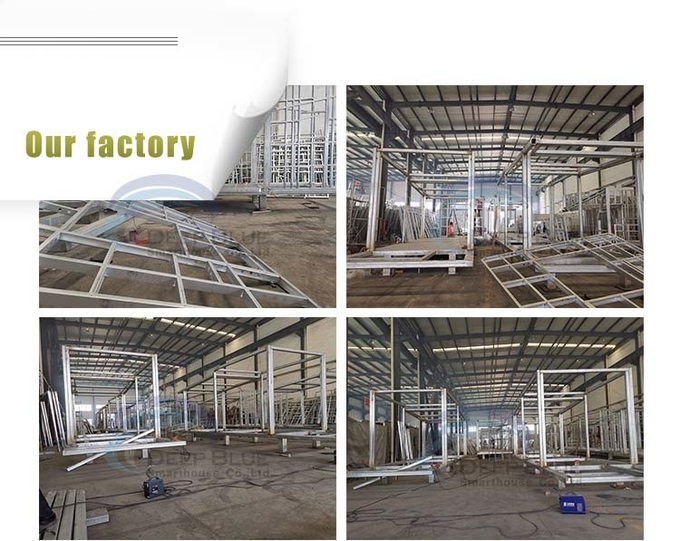 Light Steel Prefabricated Luxury Tiny House On Wheels And Micro Prefab cabins With Good Quality and Best Price