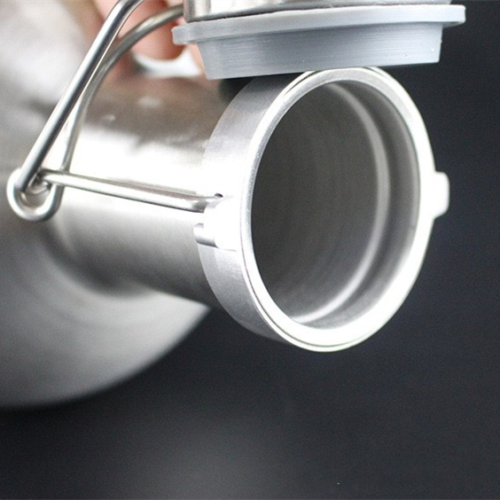 1.5L 2L Vacuum Insulated Growlers , Double Wall Swing Top Beer Growler