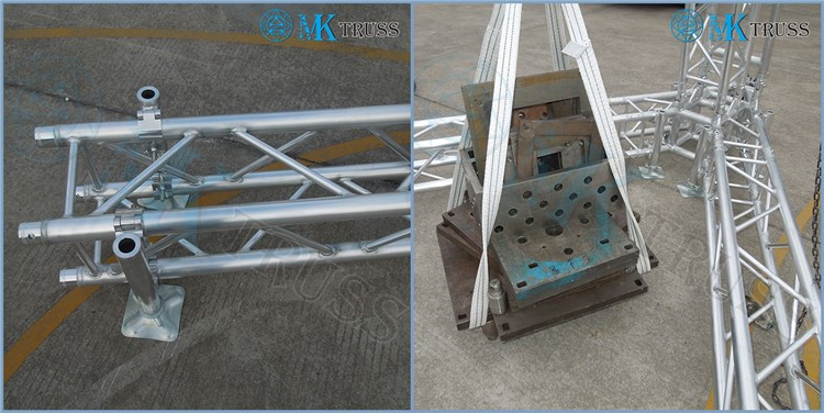 6M High Aluminum Stage Lighting Speaker Box Screw Truss Tower for Sporting Events