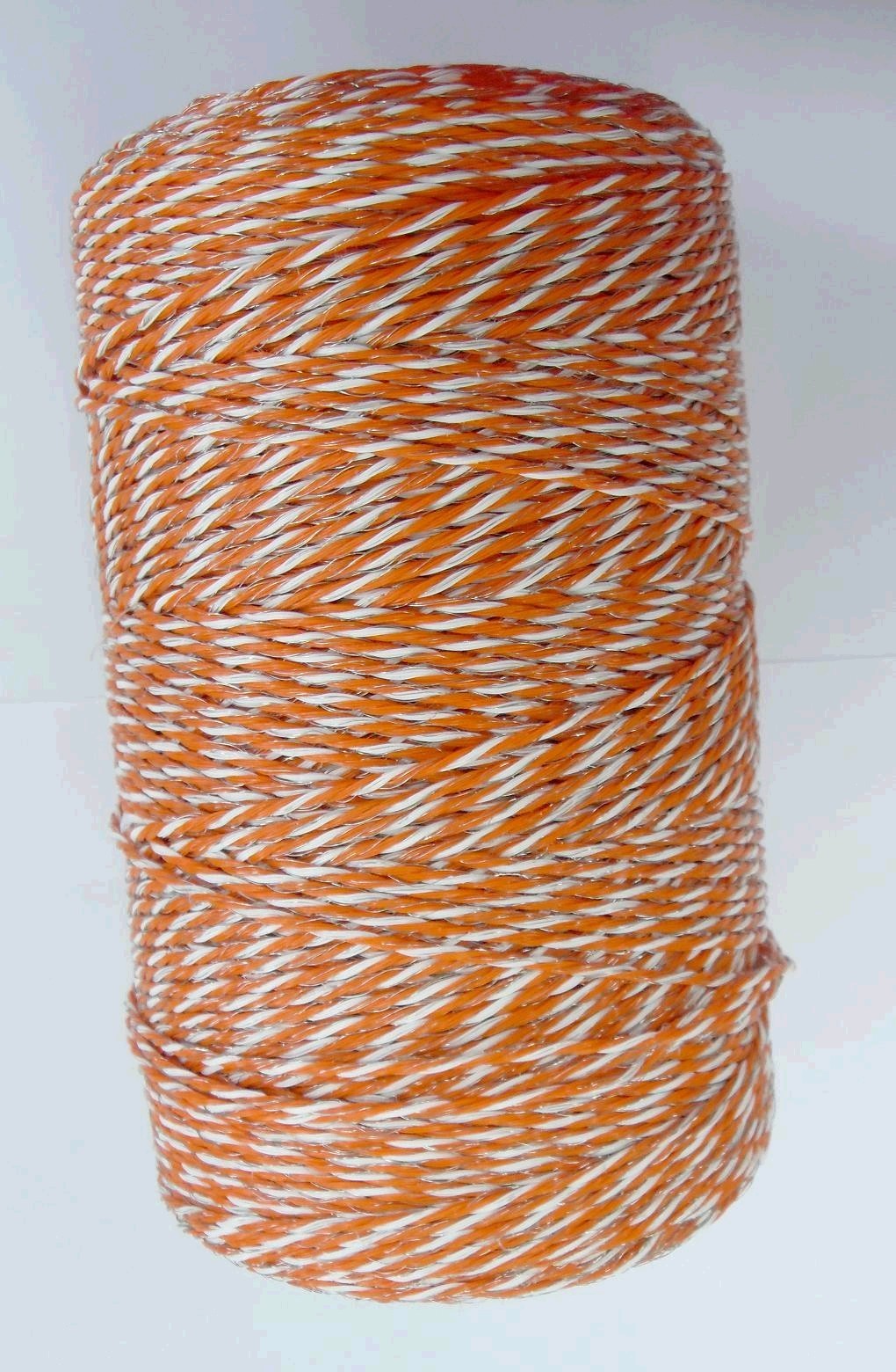 Orange portable electric fence poly wire 2mm diameter economic for farm QL719