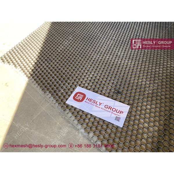 carbon steel hex mesh
