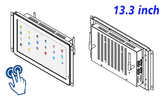 13.3-Inch Android Interactive Module for Factory Control Dashboards, Transportation Displays, Public Information Systems, and Digital Directories