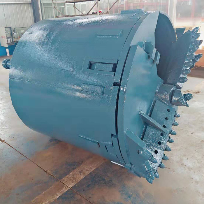 Rotary Rock Drilling Bucket With Bullet Teeth , Q355d Bored Piling Rock Bucket
