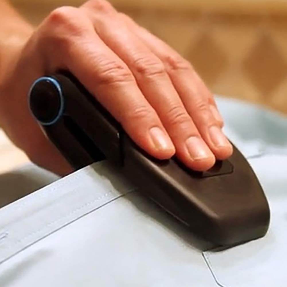 Collar Perfect Mini Iron Compact Touchup Garment Steamer for On-the-Go Wrinkle Removal